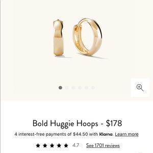 SINGLE Mejuri Bold Hoop - only ONE hoop